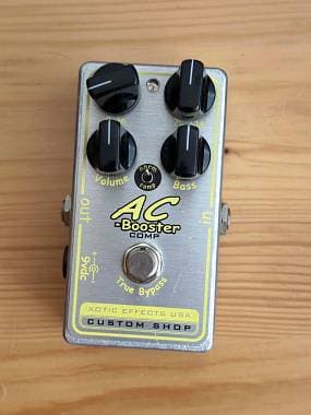 Xotic Custom Shop AC Booster Comp OVERDRIVE / COMPRESSORE per chitarra