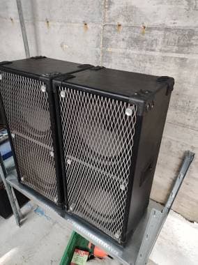 Vendo casse artigianali con coni celstion vintage g12 della Marshall