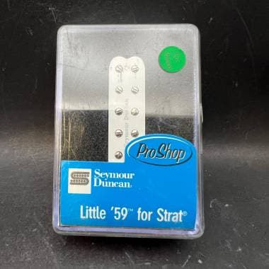 SEYMOUR DUNCAN - SL59 1N LITTLE 59 FOR STRAT WHITE NECK