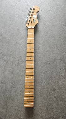 All Parts Wood Manico Stratocaster in acero fiammato