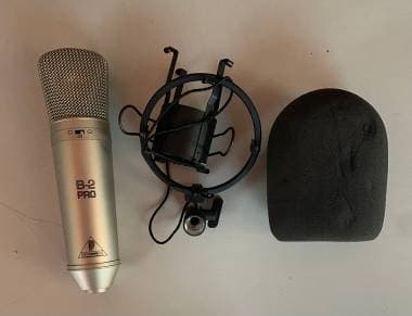 Behringer B-2 Pro - Set Completo con Valigetta, Ragno e Spugna