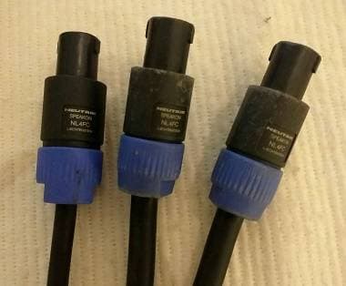 CAVI AUDIO PROFESSIONALI PER CASSE PASSIVE