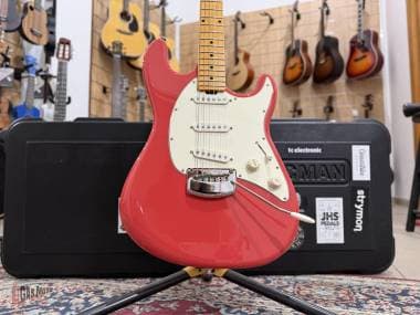 Music Man Cutlass MP SSS Maple Fingerboard - Coral Red 2017