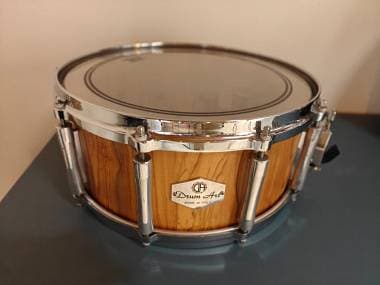 Rullante artigianale Drum Art in ulivo 14 x 6.5