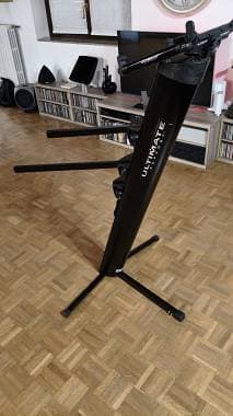 Apex ax48 pro Supporto professionale per 2 tastiere completo porta laptop