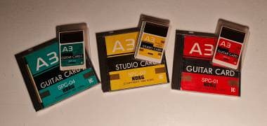 Korg A2, A3 memory card