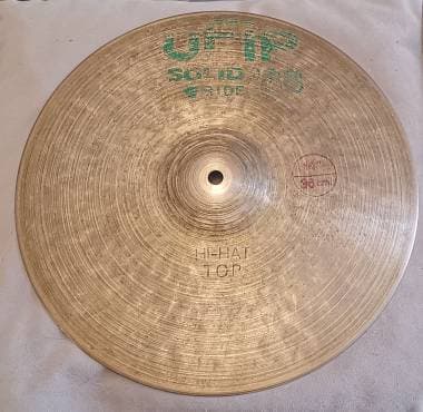UFIP 14 Hi-hat Charleston solid ride '86