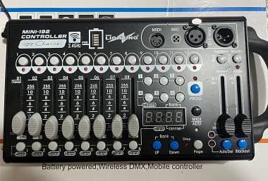 Centralina 2.4 wireless DMX192 a Batteria ricaricabile
