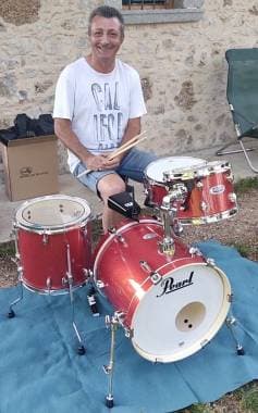 Vendo in blocco batteria Pearl completa di TUTTO
