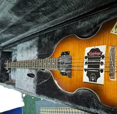 Epiphone Viola Bass + Custodia Rigida Originale  CONDIZIONI MINT (Intonso)