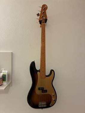 Squier FSR Classic Vibe Late 50s Precision Bass Guitar, Maple FB, 2-Tone Sunburs