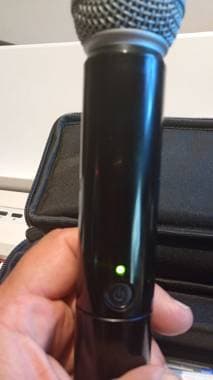 Shure SM58 radiomicrofono
