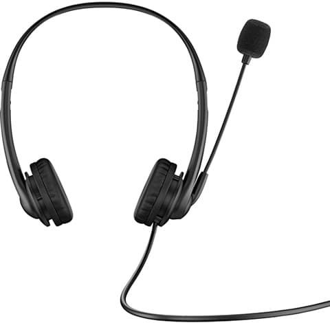 HP G2 Stereo Wired Headset w/ Mic, A