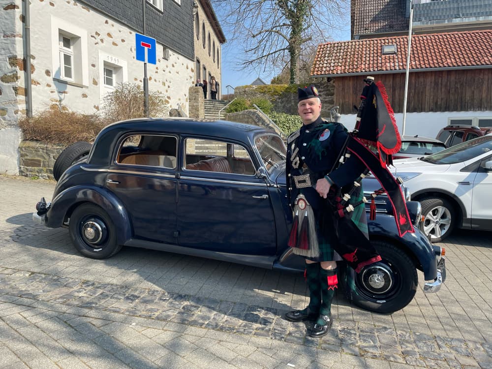 Professioneller Dudelsackspieler für jeden Anlass
