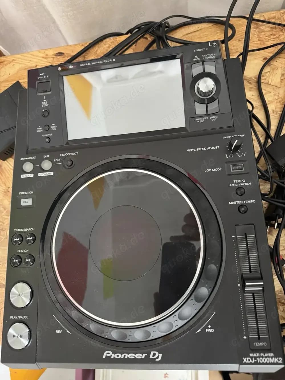 Pioneer DJ XDJ-1000MK2 Performance DJ Multi Player - Schwarz