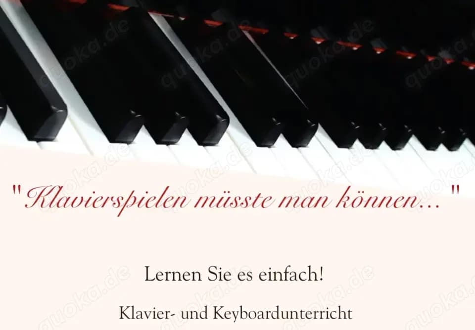 Klavierunterricht Keyboardunterricht in 50126 Bergheim