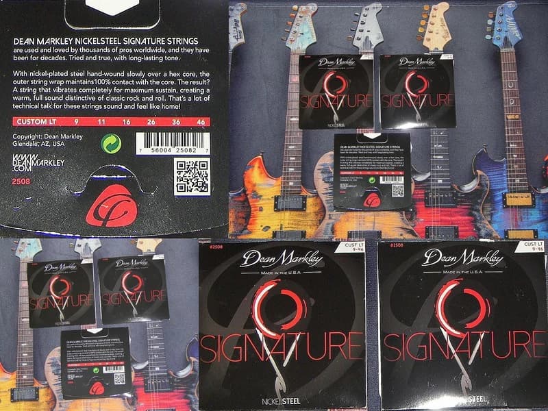 NEU* OVP* Dean Markley Signature CUSTOM LT 2508 *CLT 2508 E-Gitarrensaiten Stärke 9-46