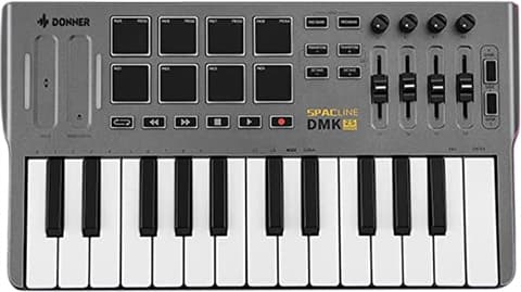 Donner Mini DMK25 USB Type-C MIDI Keyboard, B