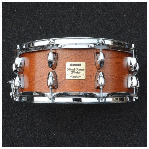 Yamaha 14 x 5.5 Birch Custom Absolute Snare in Vintage Natural BSD0105 early 2000 MIJ 100% Birch