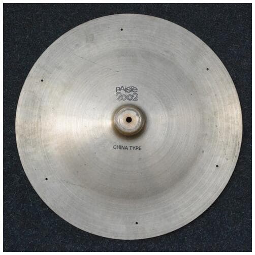 Paiste 20" 1979 Black Label 2002 Rivet Holes China Cymbal