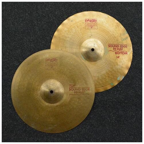 Paiste 14" 2002 Sound Edge Hi-Hat Cymbals