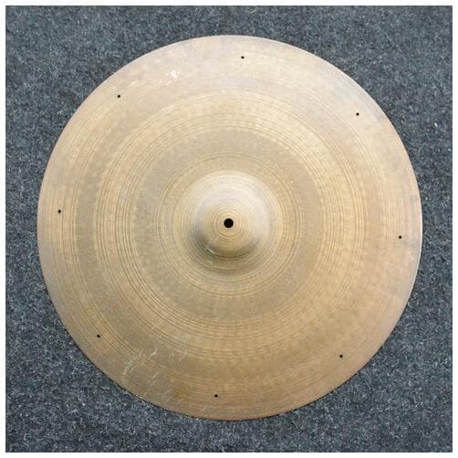 Paiste 20" 2002 70's Black Label Ride Cymbal Rivet Holes