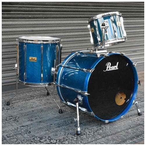 Pearl Blx Birch 12x10" 16x16" 22x16" In Sheer Blue Shell pack