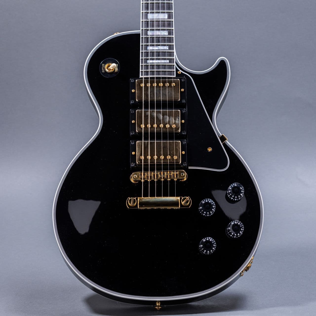 Gibson Les Paul Custom 3-pickup 2022, Black Beauty
