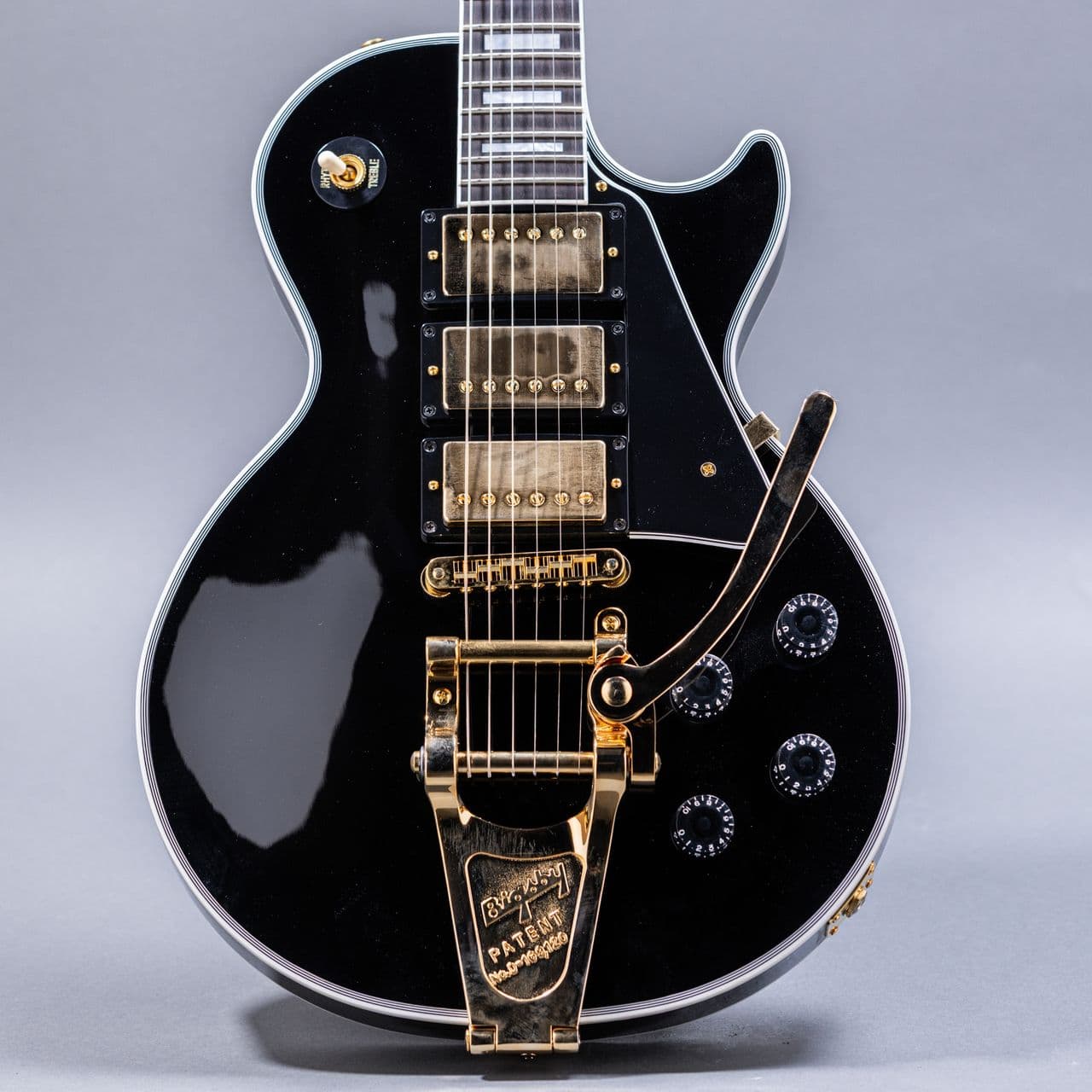 Gibson Les Paul Custom 3-pickup w/ Bigsby 2025, Black Beauty