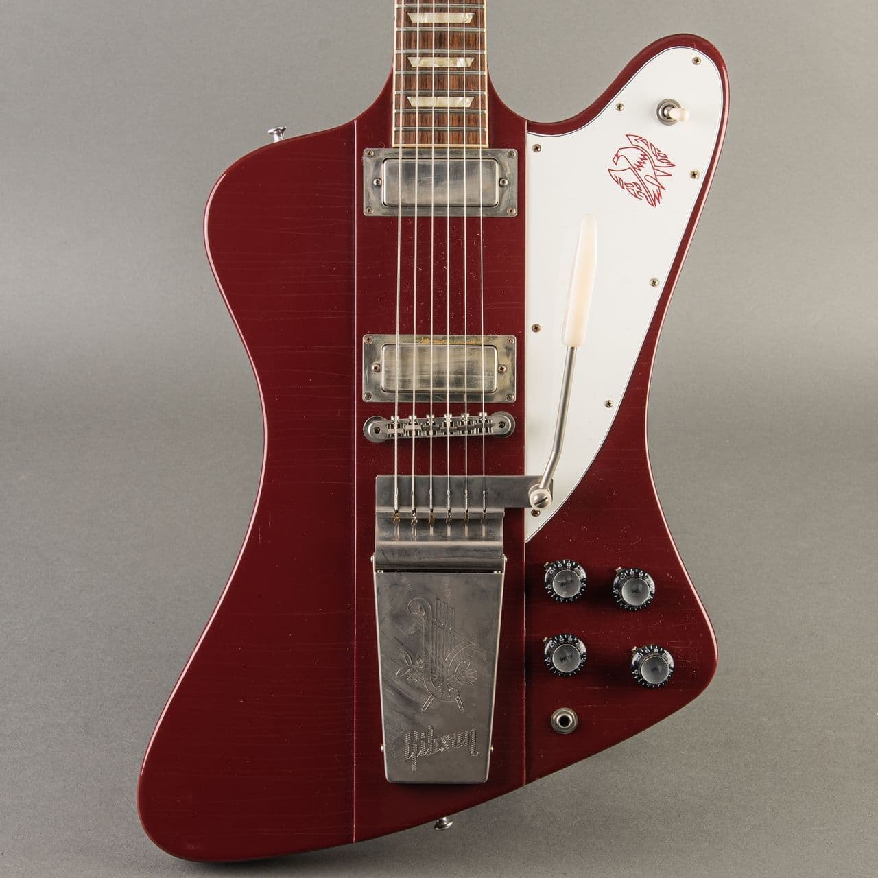 Gibson 1963 Firebird V Ultra Light Aged Pre-Production Prototype 2022, Ember Red