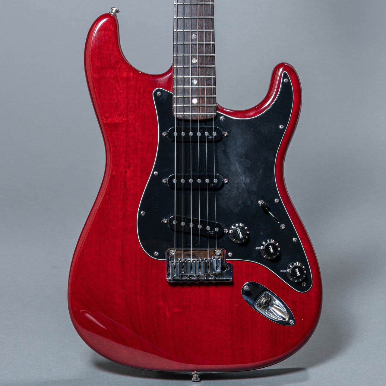 Fender FSR American Deluxe Stratocaster Mahogany 2004, Red Mahogany