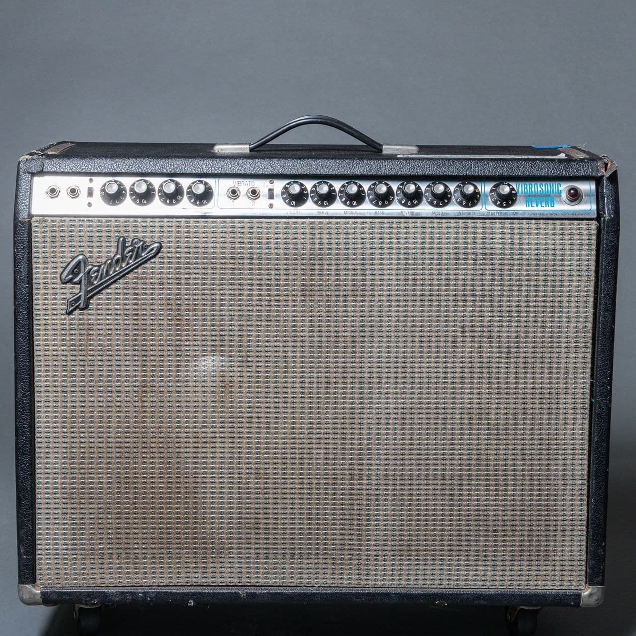 Fender Vibrosonic 1x15 Combo Silverface 1972, Black