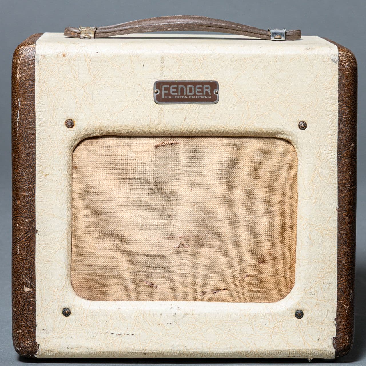 Fender Champion 600 5B1 TV Front 1x6 Combo 1951, White and Black