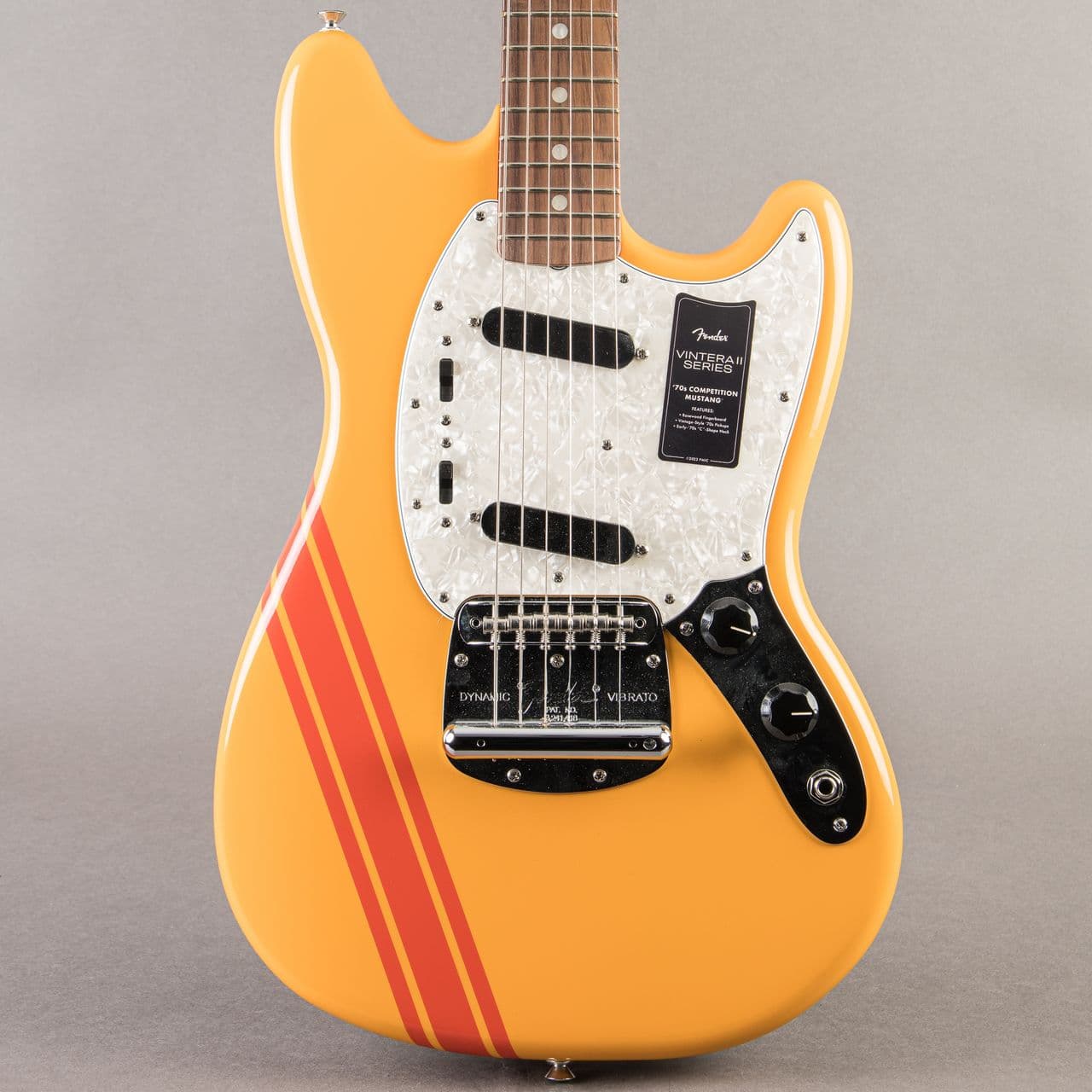 Fender Vintera II '70s Competition Mustang 2023, Competition Orange (Featured in Spinal Tap II)
