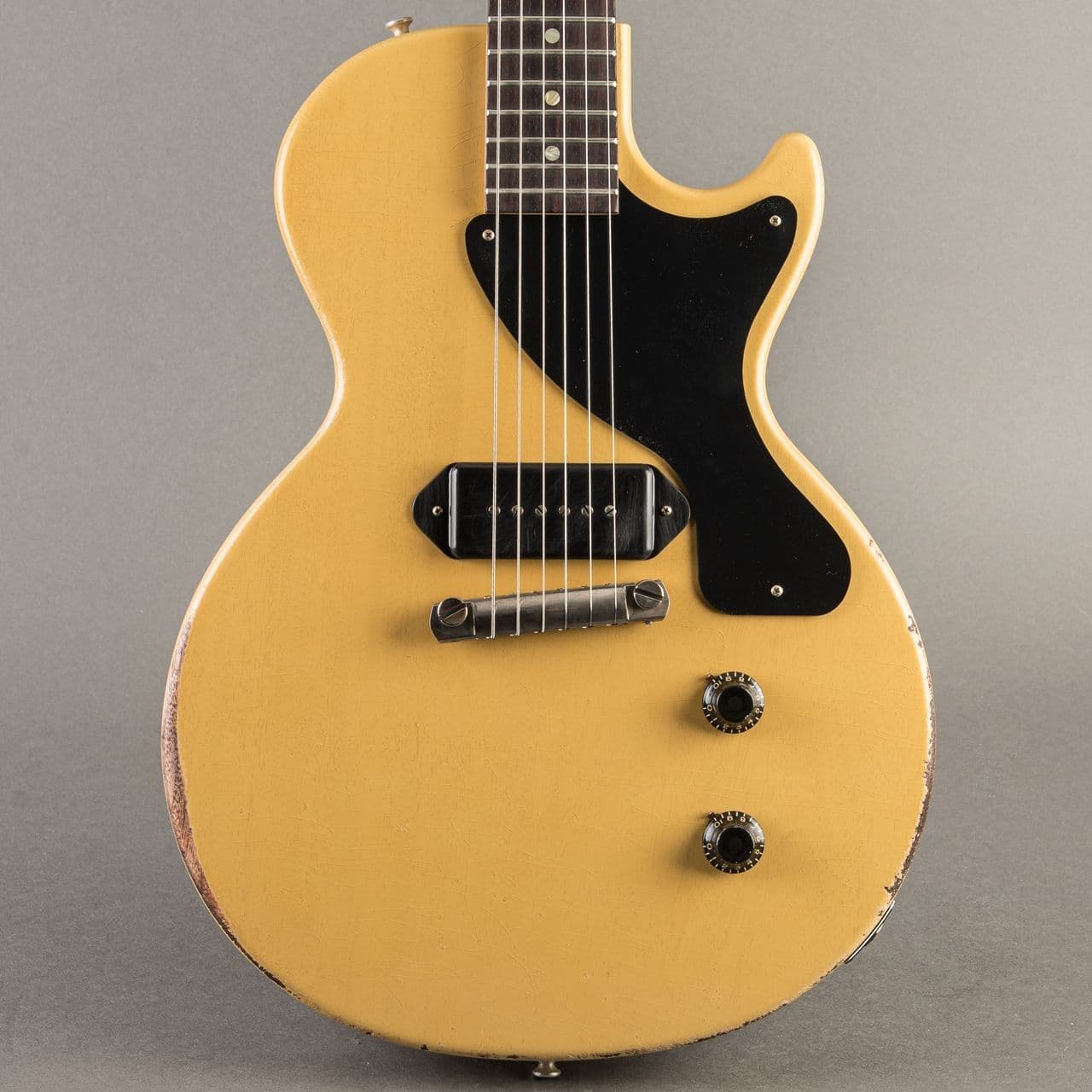 Gibson Les Paul Jr. 1957 Single cut Reissue Heavy aged 2025, TV Yellow