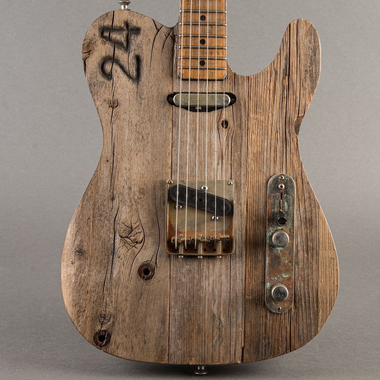 Crucible L.A. Guitars Hollywood Bowlcaster 2023, Natural