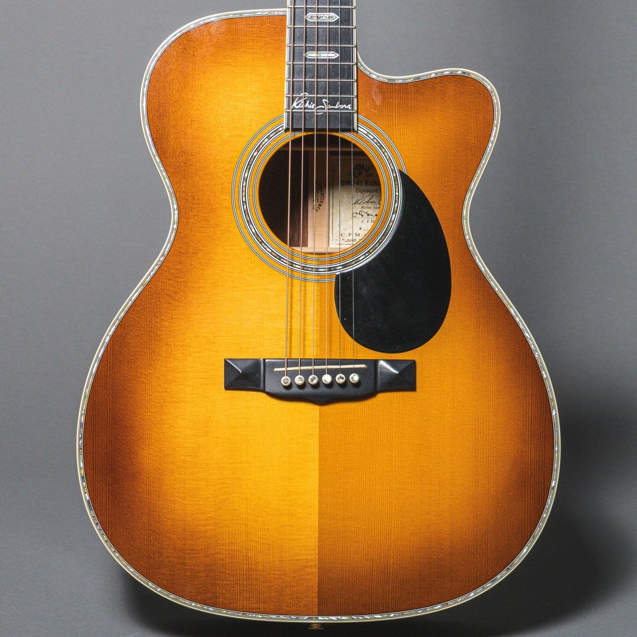 Martin OMC-41 Richie Sambora Signature 2005, Shade Top