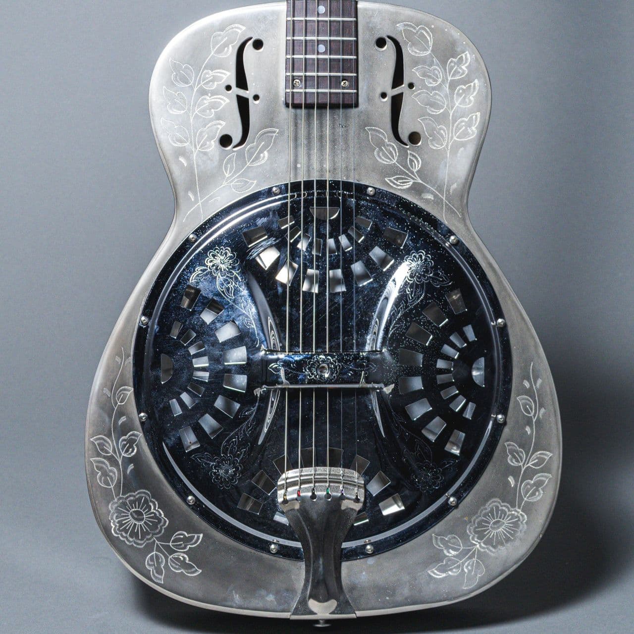 Dobro Model 36 Rose 1970s, Chrome