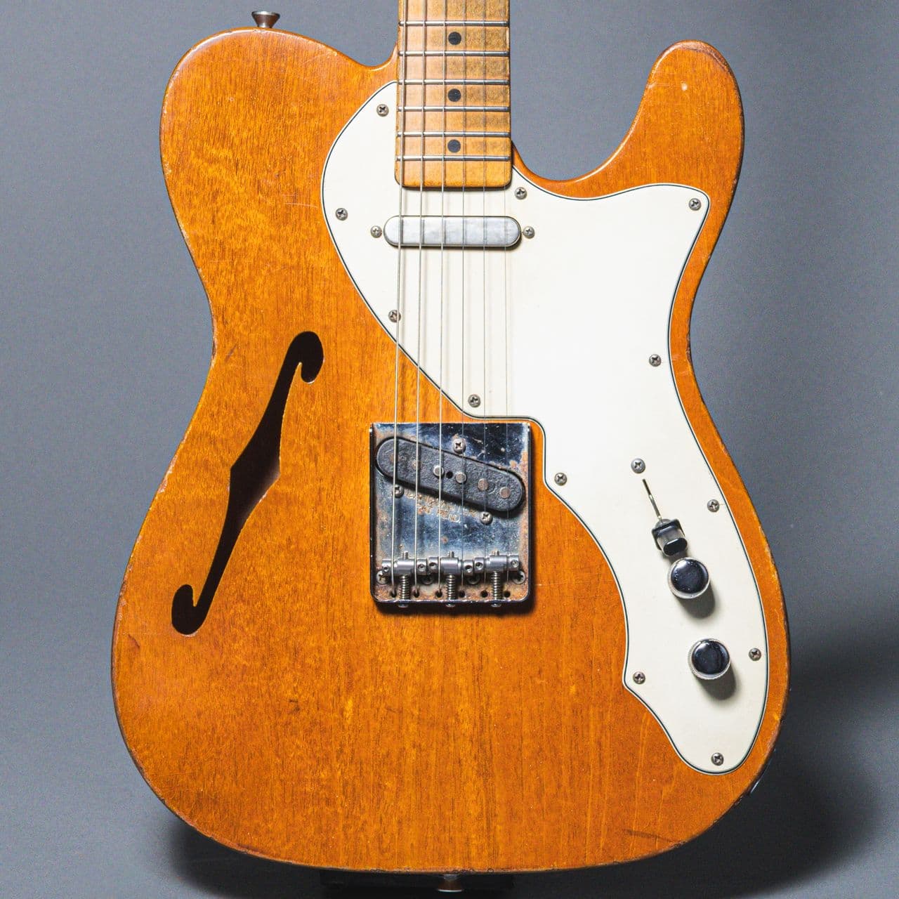 Danocaster Thinline Telecaster Style 2022, Mahogany