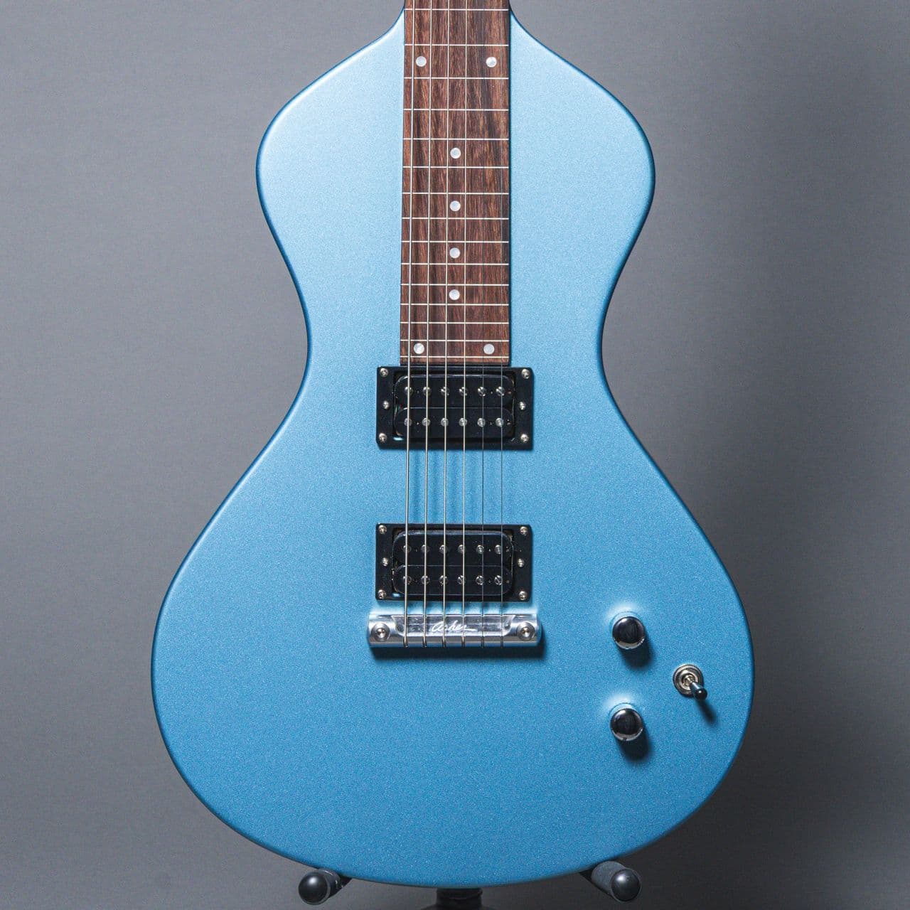 Asher Electro Hawaiian Junior lap steel 2025, Lake Placid Blue