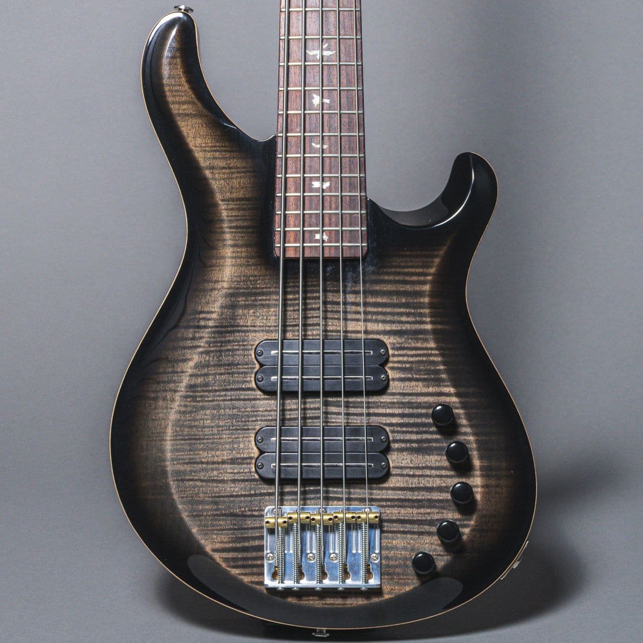 PRS Gary Grainger 5 String 2014, Transparent Black Burst 10-Top