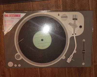 Tischset Turntable/ Plattenspieler DJ