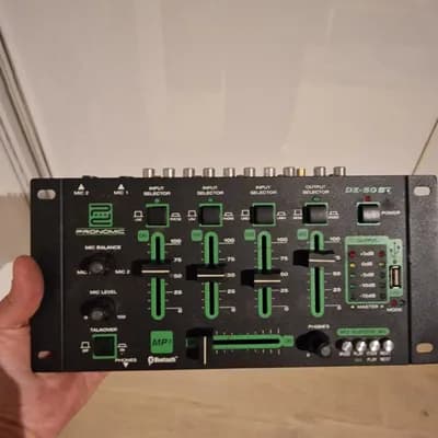 Pronomic DX-50 USB MKII DJ-Mixer / Mischpult mit Bluetooth