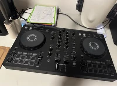 Pioneer DJ Komplett-Set - DDJ-FLX4 + DM-40 + HDJ-X5
