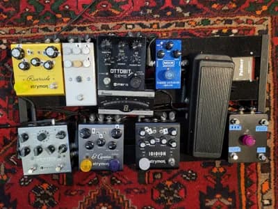 Pedalboard komplett - Strymon, Meris, Origin Effects, Source Audio