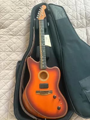 Fender American Acoustasonic Jazzmaster Tobacco Sunburst