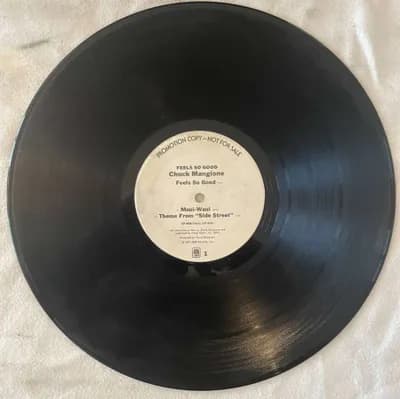 "LP-NO COVER" PROMOTION COPY - NOT FOR SALE Chuck Mangione Feels So Good Label: A&M Records SP-4658 Format: Vinyl, LP, Album, Promo Land: US Veröffentlicht: 1977 Genre: Jazz Stil: Smooth Jazz, Contemporary Jazz, Soul-Jazz / NO COVER