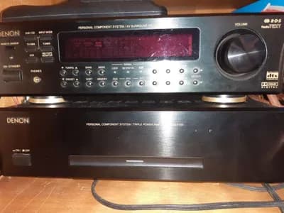 DENON ANLAGE plus Boxen und Subwoofer
