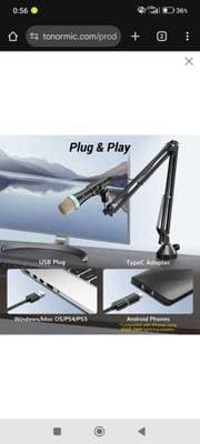 TONOR TD310+ USB Dynamic Microphone
