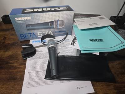Shure Beta 57A Instrumentenmikrofon, neuwertig, OVP, Komplettset
